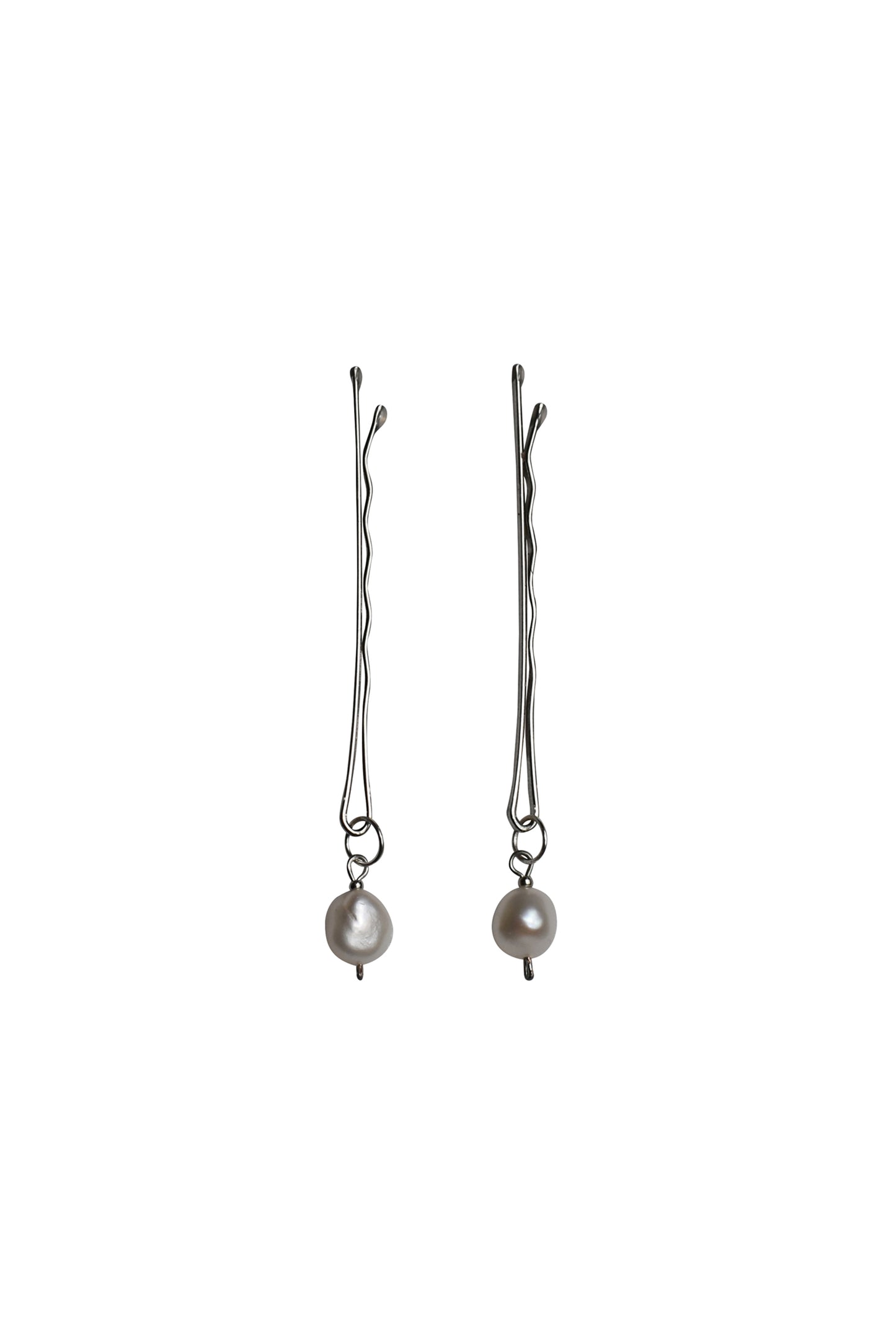 No Wallflower Project Freshwater Baroque Pearl Hair Pins Clips