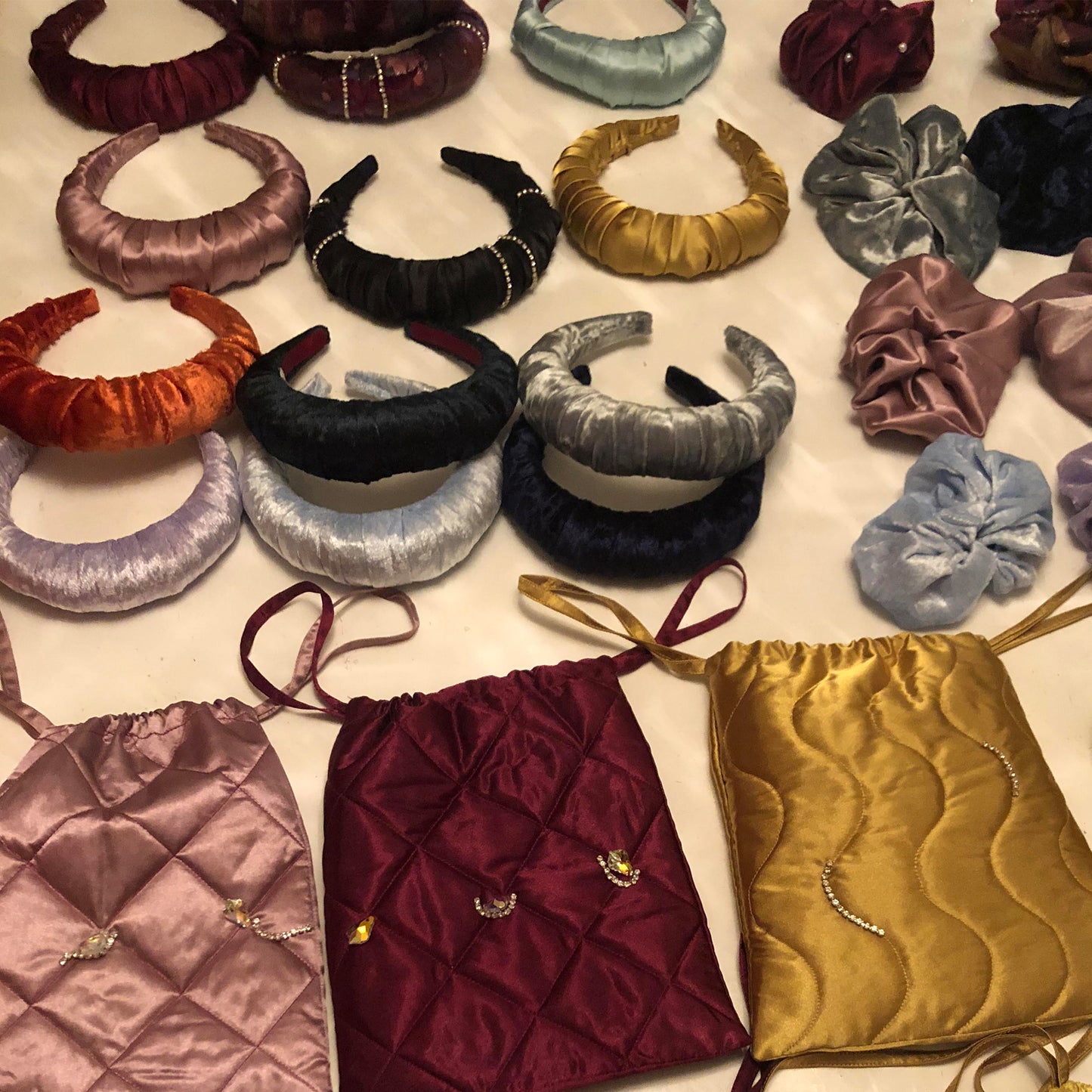 No Wallflower Project Velvet and Satin Accessories