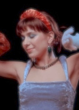 Padded Shoulder Bodice & Velvet Ruffle Headband | Tatyana 'Wild Card' Music Video
