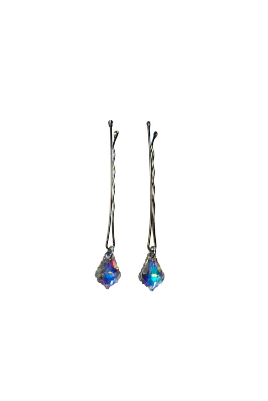 No Wallflower Project Glass Chandelier Hair Pins