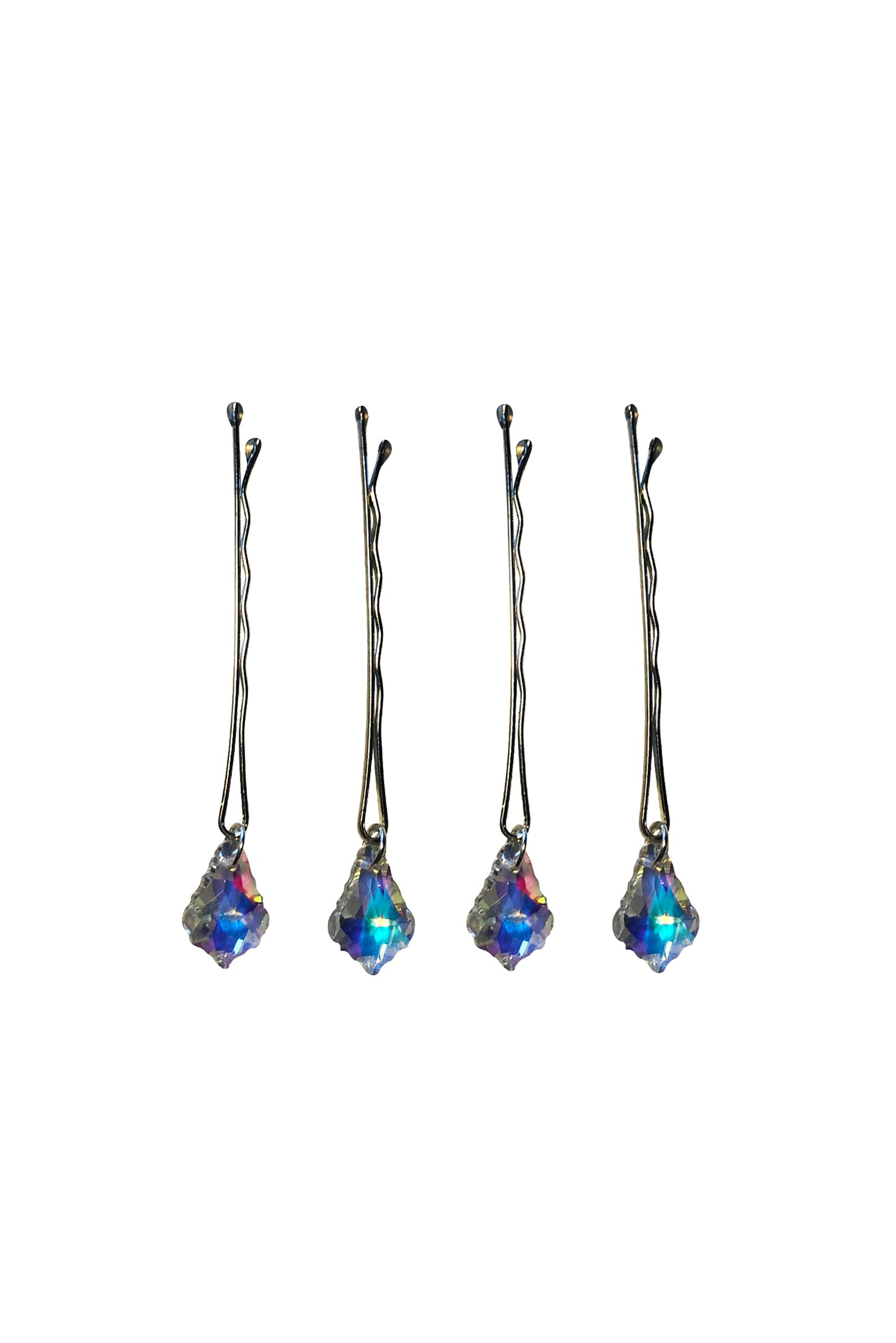 No Wallflower Project Glass Chandelier Hair Pins