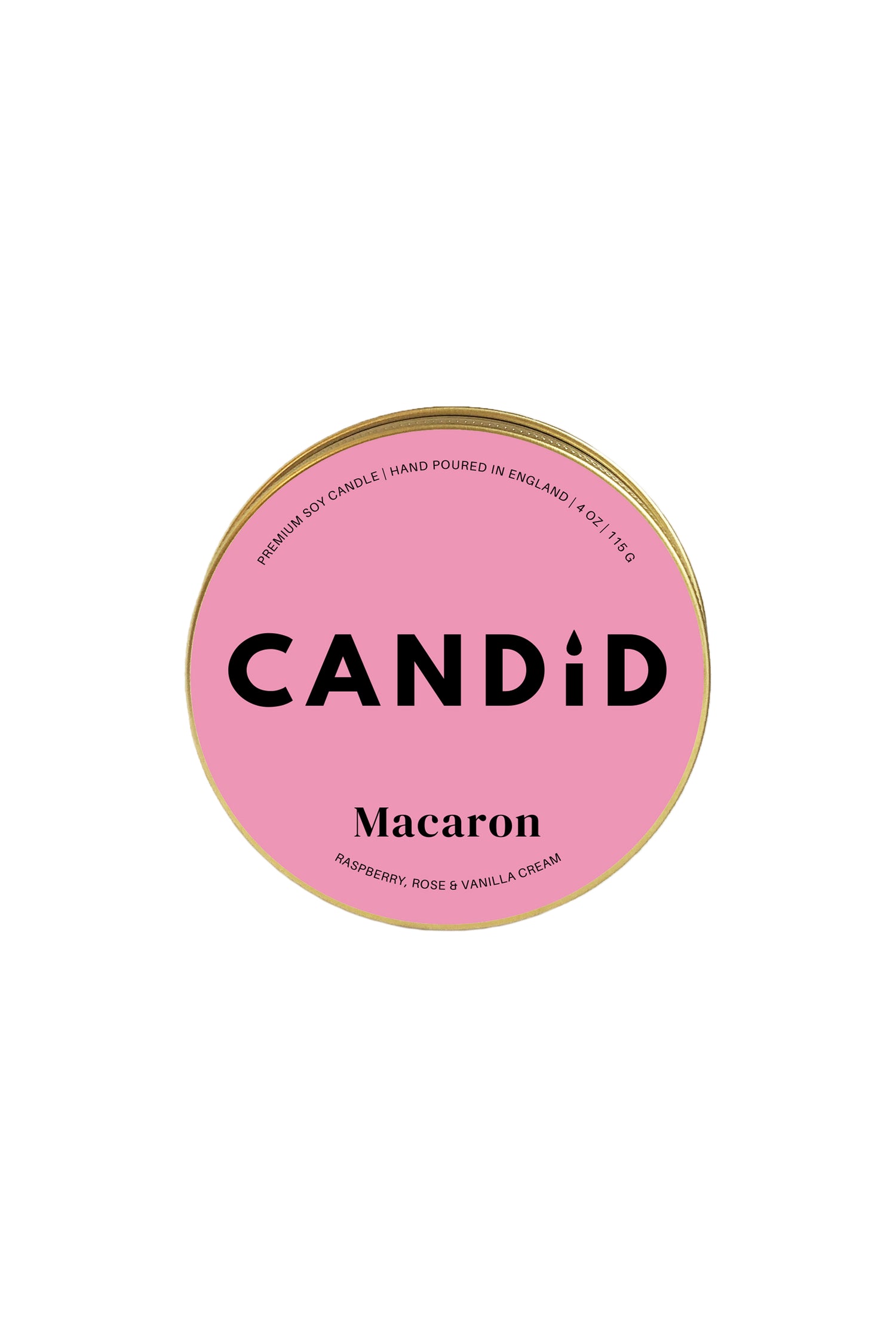 No Wallflower Project Macaron Wood Wick Tin Candle by Candid