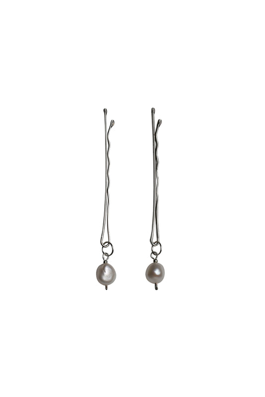 No Wallflower Project Freshwater Baroque Pearl Hair Pins Clips