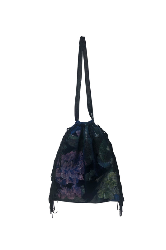 No Wallflower Project Teal Floral Ophelia Mini Pouch Bag